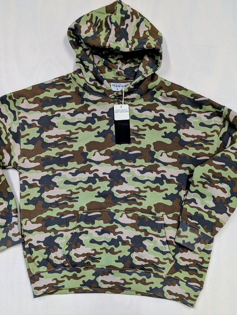 YNS Generic Green & Brown Camo Hooded Sweatshirt